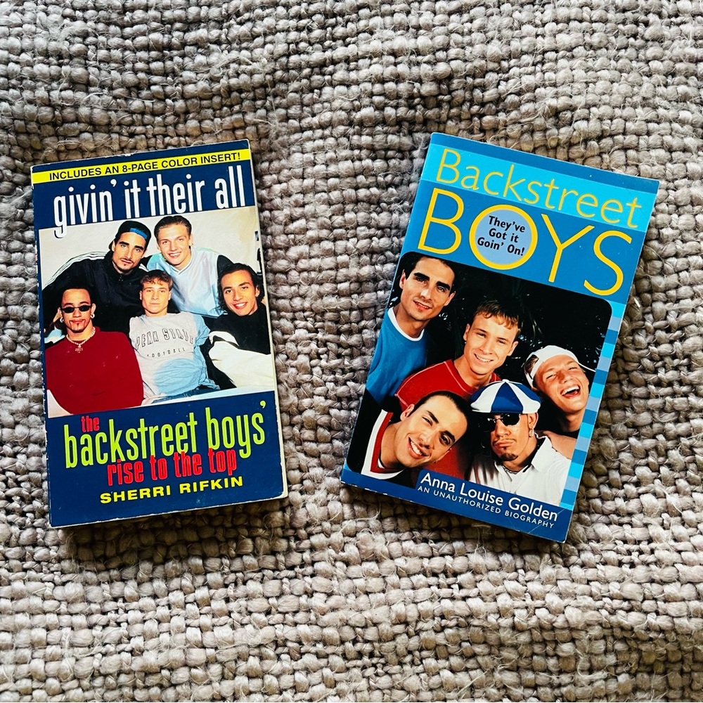 Set of Backstreet Boys Books